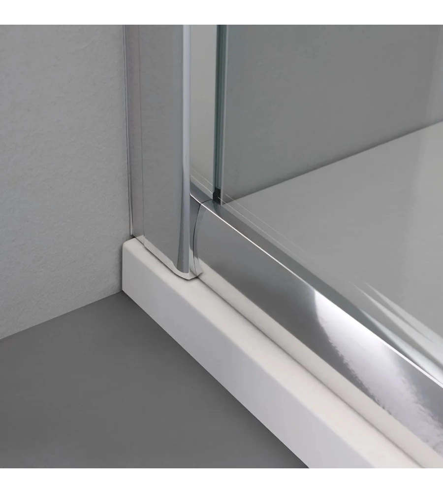 BOX DOCCIA "SOLE" CROMATO, 70X90X185 CM